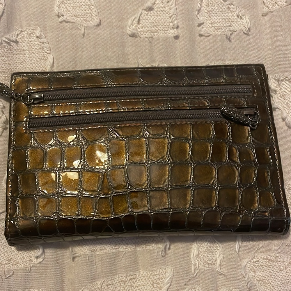 Brighton grey bag w/ Silver hardware W/ matching wallet and make up bag - Picture 7 of 9
